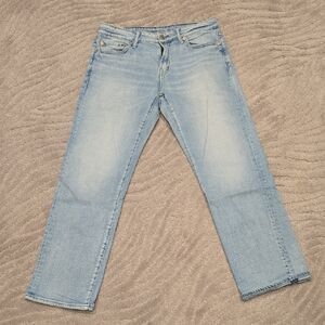 American Eagle Outfitters Light Wash Straight Jeans 30X30